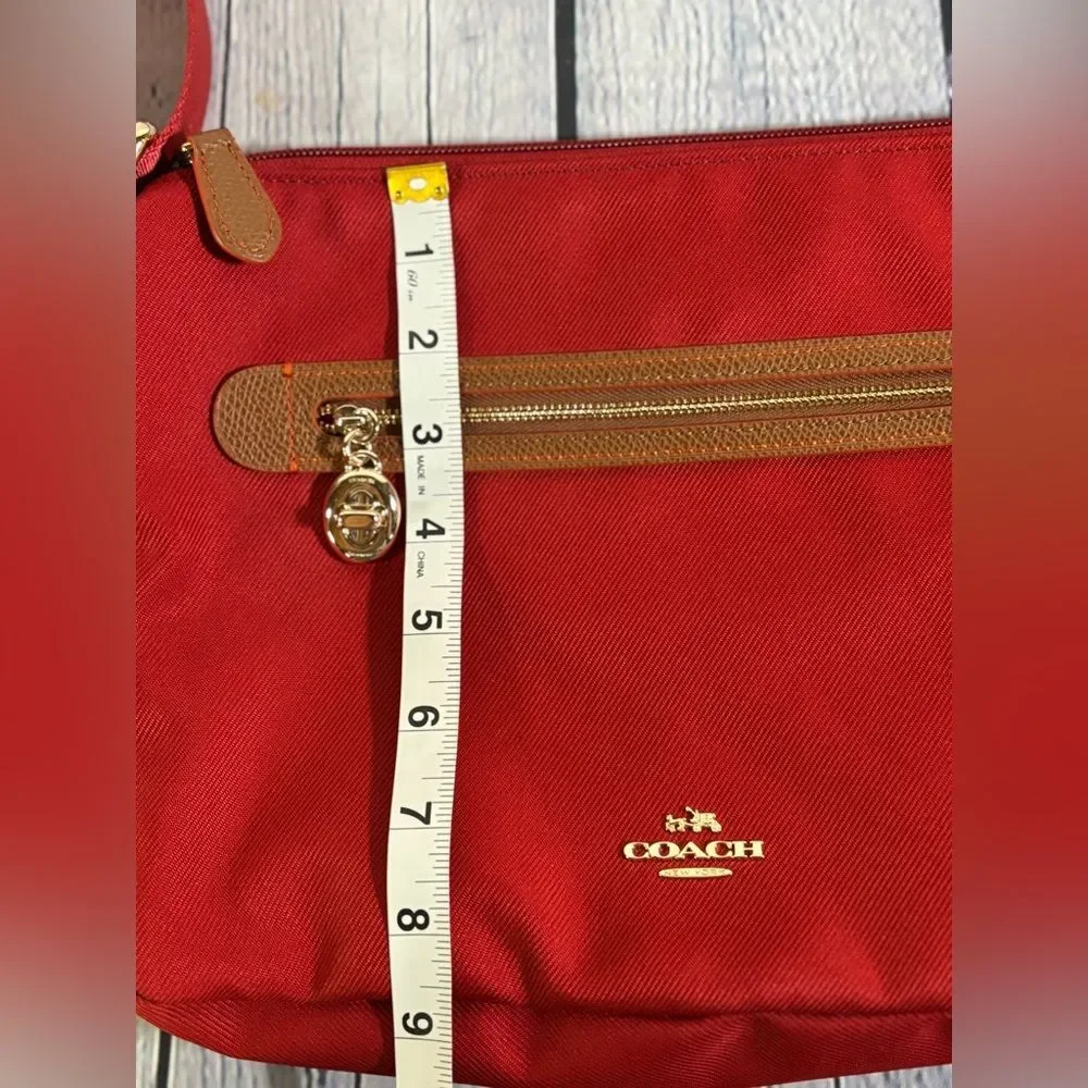 COACH Sawyer Red Crossbody - Picture 8 of 11